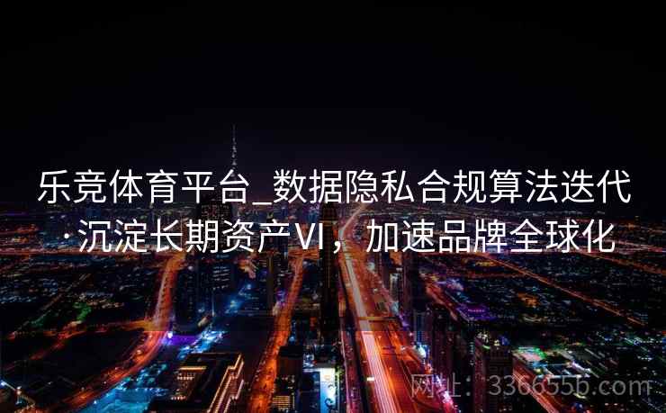 乐竞体育平台_数据隐私合规算法迭代·沉淀长期资产Ⅵ，加速品牌全球化