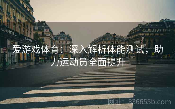 爱游戏体育：深入解析体能测试，助力运动员全面提升