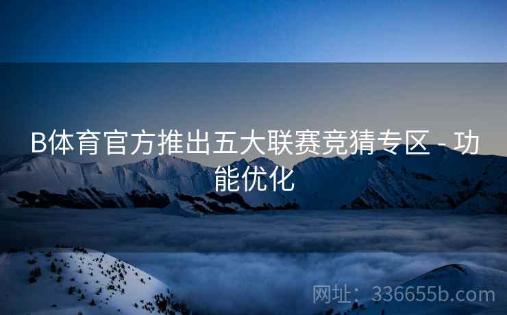 B体育官方推出五大联赛竞猜专区 - 功能优化
